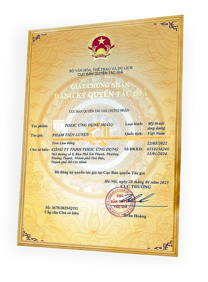 Hành trình phát triển TOEIC Ứng Dụng